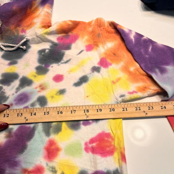 Hanes Ecosmart Tie Dye Pullover Sweatshirt Hoodie Size Medium - Picture 6 of 7